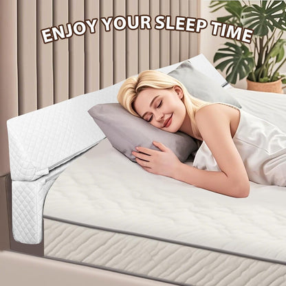 4 Modes Pillow Wedge for Headboard Gap, Foldable Bed Wedge Pillow, Bed Gap Filler King Size Fill The Gap (0-7"), Mattress Gap Filler Long Pillow Between Headboard and Mattress