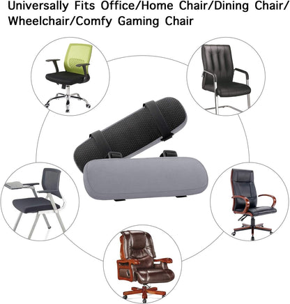 MOSISO Chair Armrest Pads, Home/Office Chair Arm Rest Covers, Black