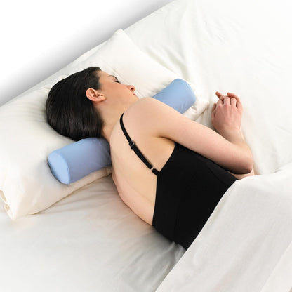 OPTP The Original McKenzie Cervical Roll, 20" Neck Support Pillow for Sleep | Relieve neck and back pain, round pillow for improved sleeping support and cervical pain relief, made in the USA