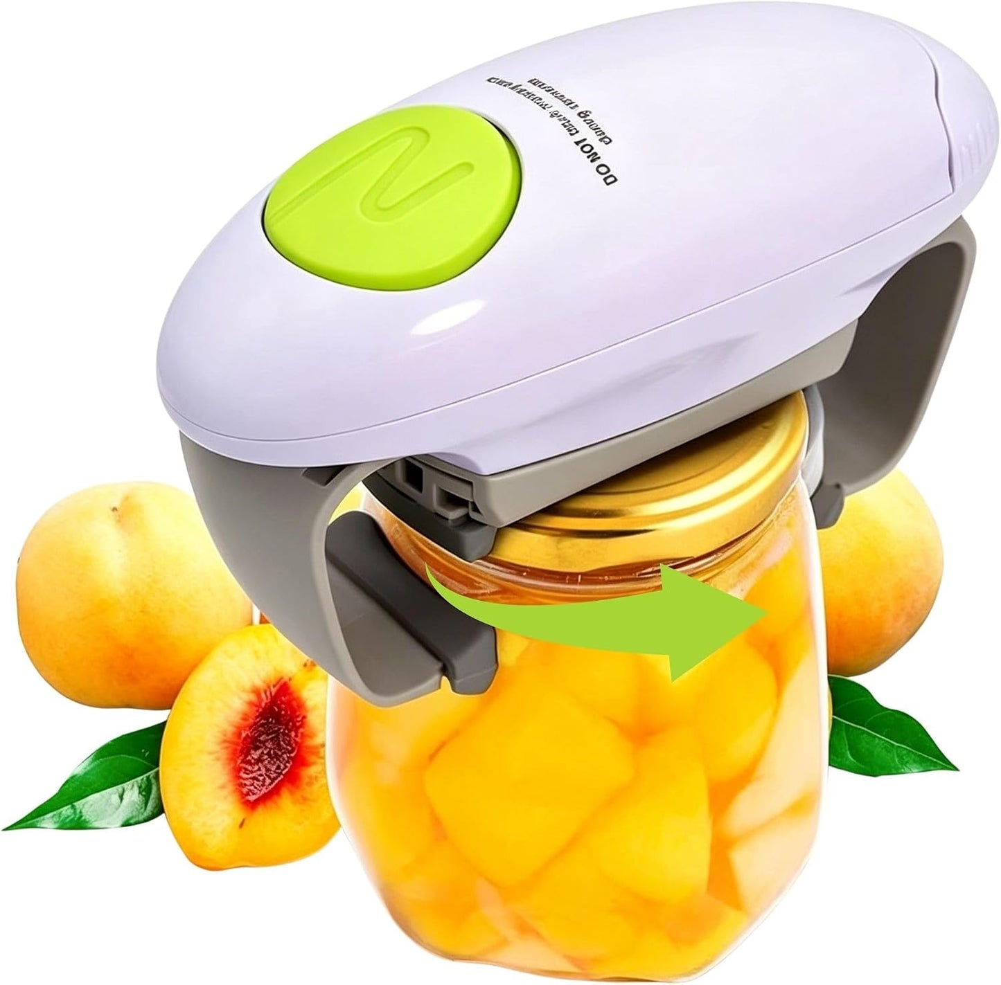 Electric Jar Opener, GotomRich Higher Torque Hands-Free Automatic Lid Opener for Seniors with Arthritis, One-Touch Battery Operated Jar & Bottle Opener Fits Most Jar Sizes (1.2"-3.5") for Weak Hands
