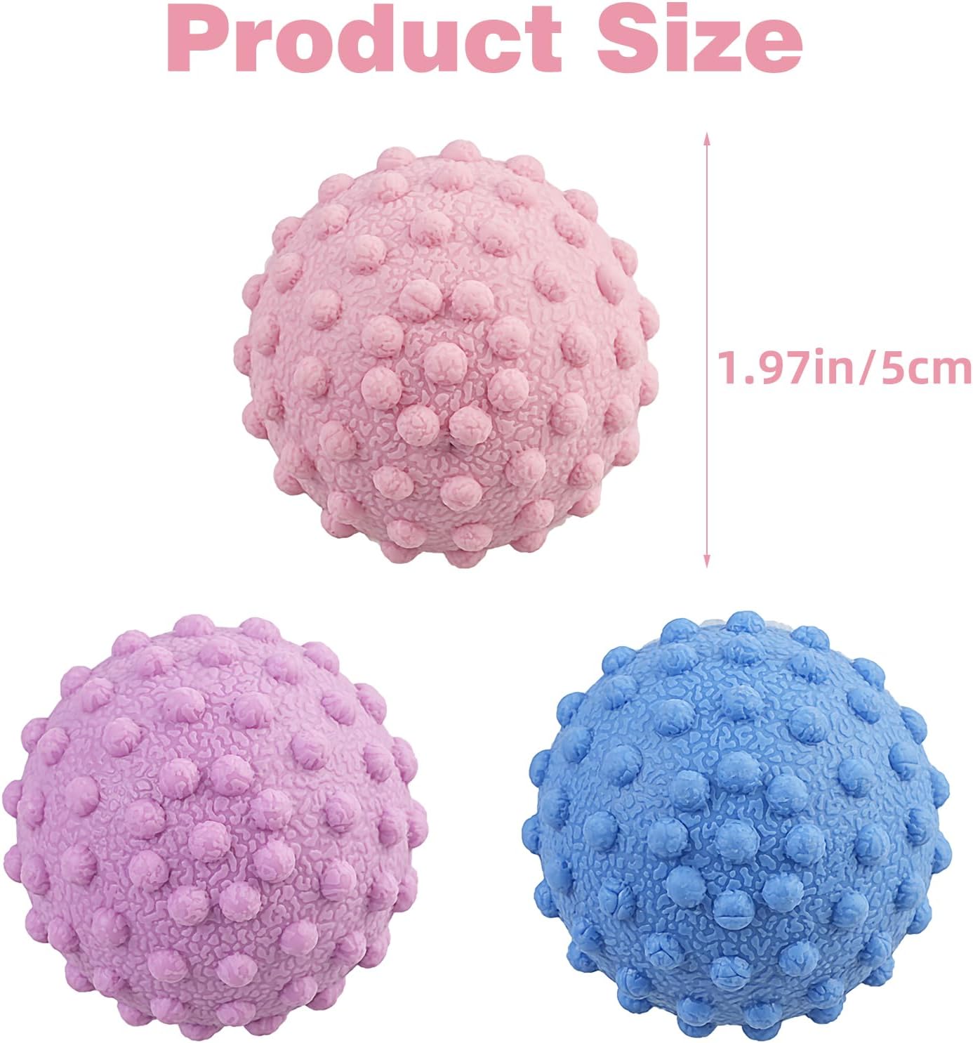 WOVTE Massage Lacrosse Ball Therapy for Sore Muscles Myofascial Release | Shoulders, Neck, Back, Foot, Body, Deep Tissue, Trigger Point, Muscle Knots, Yoga