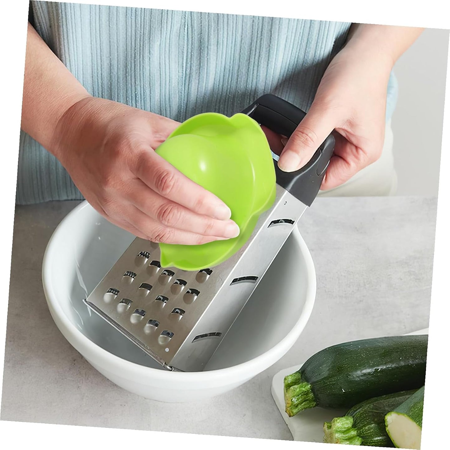 Garneck Grater Hand Protector Finger Cutting Guard for Vegetable Cutting Mandoline Slicer Finger Protector