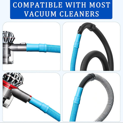 Dryer Vacuum Hose Attachment, Vent Cleaner Kit Lint Brush Shop Vac LintTrap | Compatible with Most Vacuum Cleaner, 30Inch Flexible Deep Cleaning, Easy use, Fire Prevention, Multi-Purpose Home Cleaning