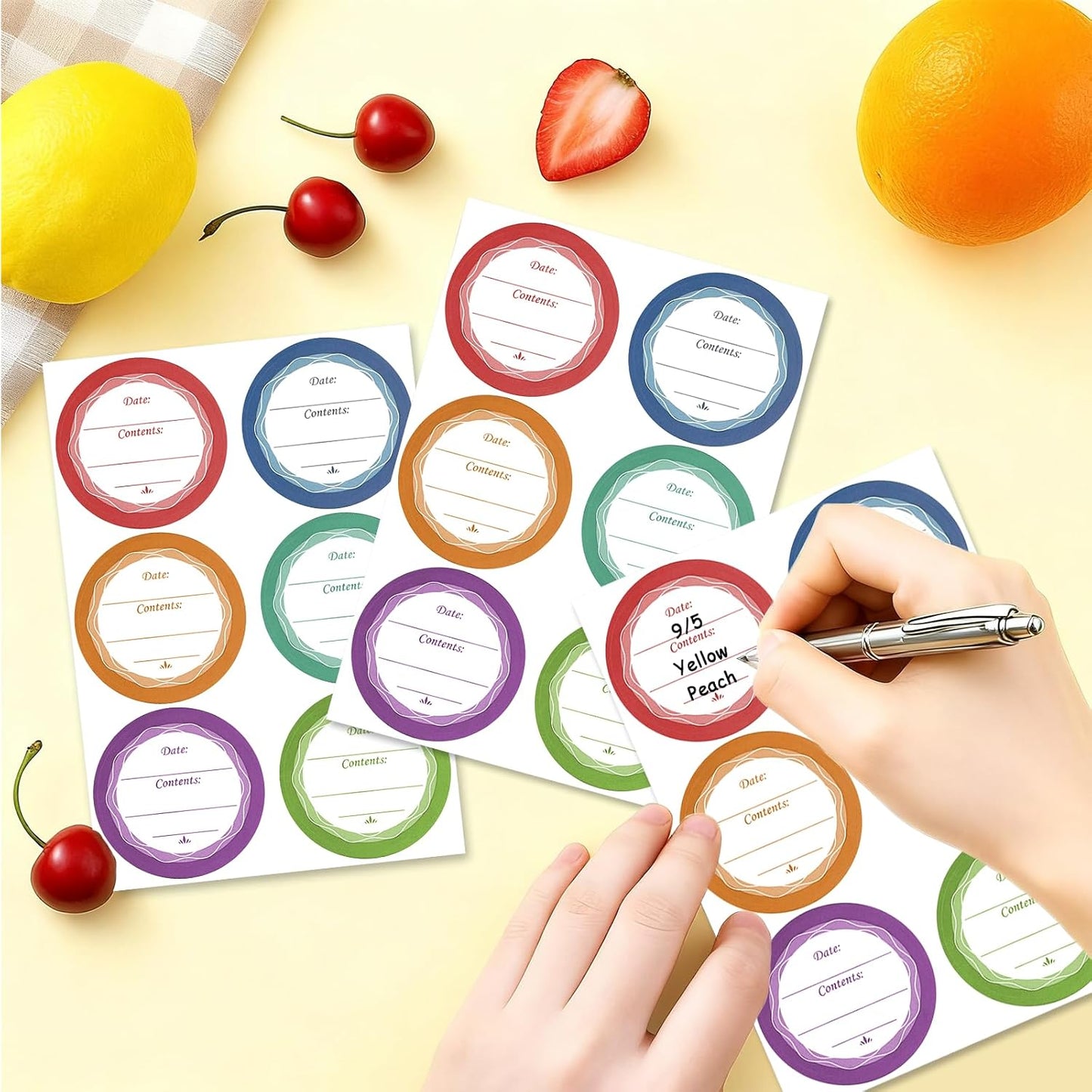 142 Pcs Canning Label Stickers Set with Chalk Markers for Mason Jars | 80 Reusable Blackboard Labels, 60 Handmade for You Stickers, 2 Erasable Chalk Markers for Spice Jam & Various Food Containers
