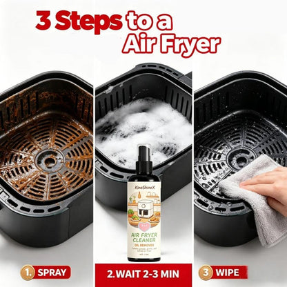 2-in-1 Air Fryer Cleaner and Degreaser Spray, Powerful Kitchen Degreaser Foam Spray, Fast and Powerful Oil-RemovingSpray, Multi-Use DegreaserSpray for Grill, Oven, Home Kitchen