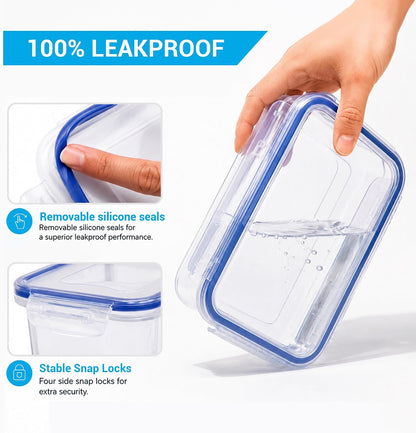 LOCK & LOCK Rectangular Food Container, Tall, 9.6-Cup, 78-Fluid Ounces