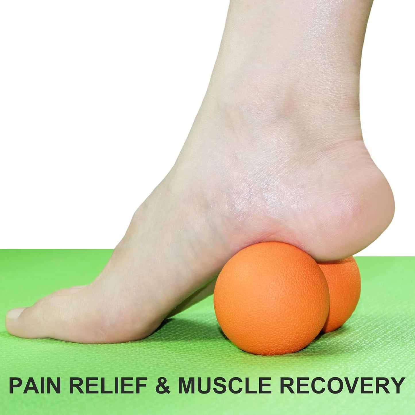 Hard Peanut Massage Ball, Double Lacrosse Massage Ball. Deep Tissue Massage Roller Mobility Ball for Physical Therapy Myofascial Release Muscle Relaxer Acupoint Massage (Blue) | Mobility Massager Tool for Deep Tissue Physical Therapy Myofascial Release