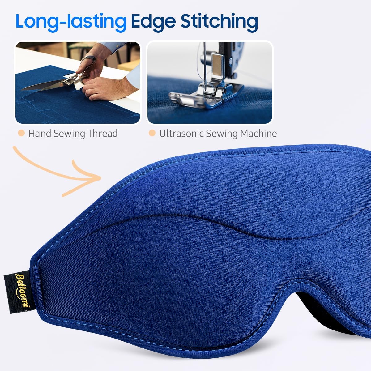 BeHoomi Sleep Mask, Premium Eye Mask for Sleeping, Total Blackout, Super Soft Comfort, Adjustable Fit, Upgraded 3D Ergonomic Designed Sleeping Mask for Home, Office, Travel, Meditation, Yoga, Pink