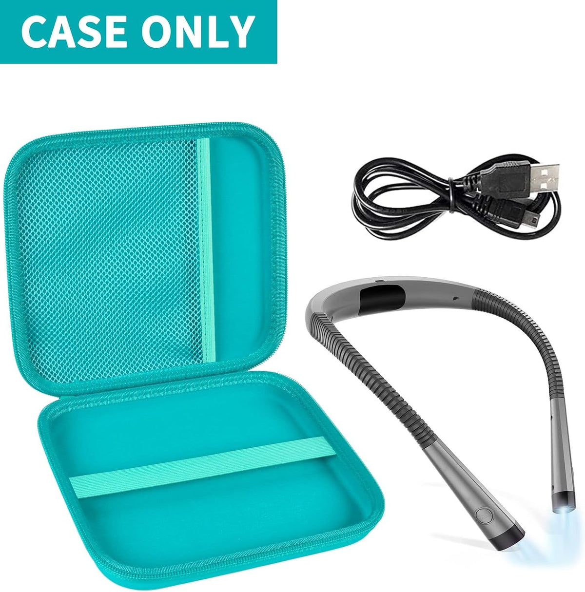 GWCASE Hard Carrying Case for Glocusent for Vekkia LED Neck Reading Lights