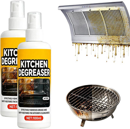 Greasekiller Spray,Bbq Cleaner and Degreaser, Grill Cleaner Spray Degreaser Spray, Fast-Acting Grease Removal, Effectively Removes Grease For Bbq Grate,Grill Lid, Oven And Smokers (1)