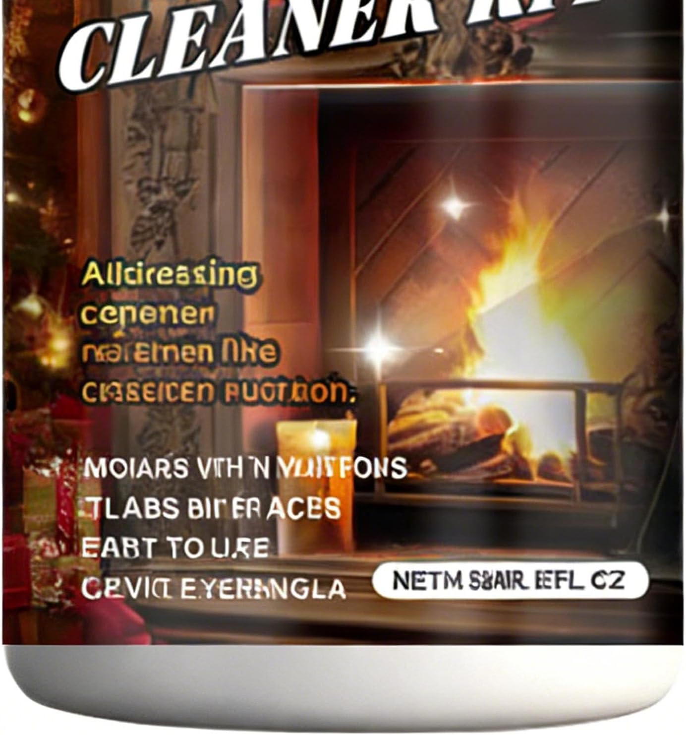 Fireplace Door Cleaner - Multi- Soot Remover, 150ml Dust Eliminator Gel, Steel Grates Care Formula, Heavy Duty Cleaner, Easy Application Brush | Indoor Chimney Cleaning, Brick Stone