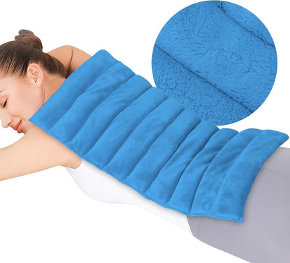 REVIX Extra Large Microwavable Heating Pad for Back, Heating Wrap, Purple