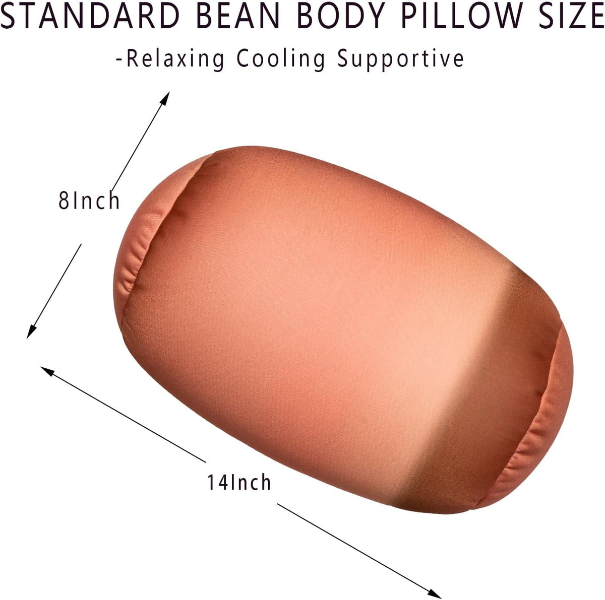 Squishy Microbead Neck Pillow, 7Inch x 12Inch Soft Travel Body Bed Pillow Bean Pillow for Kids Adult Chair Sleeping Car Seat, Fun Dormroom (Sky Blue)