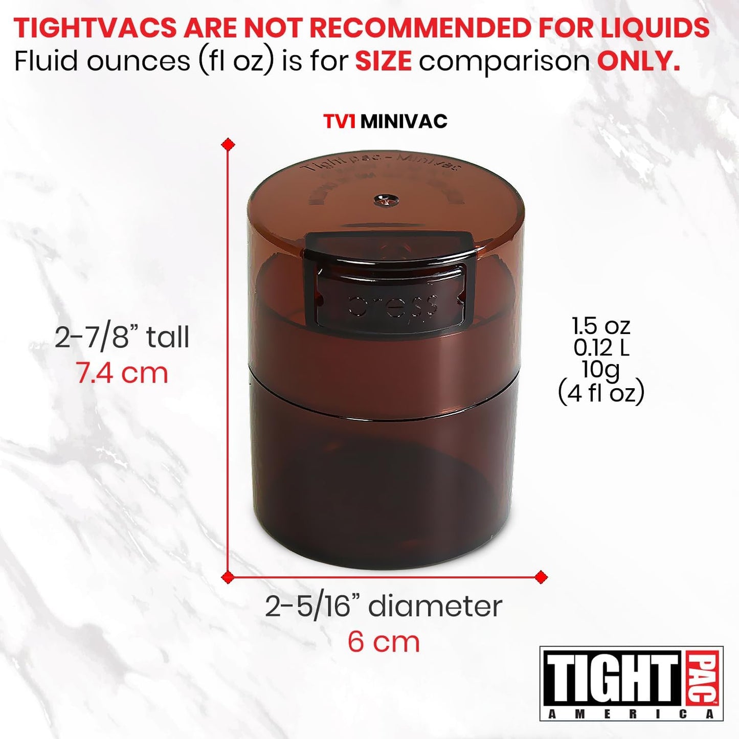 Minivac - 10g to 30 grams Airtight Multi-Use Vacuum Seal Portable Storage Container for Dry Goods, Food, and Herbs - Green Clear