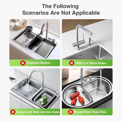 Premium Stone Faucet Mat for Kitchen Sink, 30" x 4" White | Quick Drying & Water Absorbent, Sink Splash Guard Tray for Prevents Moisture Buildup