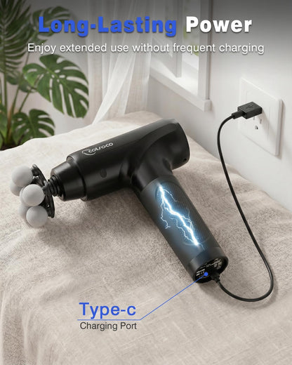 cotsoco Massage Gun Deep Tissue, Handheld Muscle Massager, Gifts for Men
