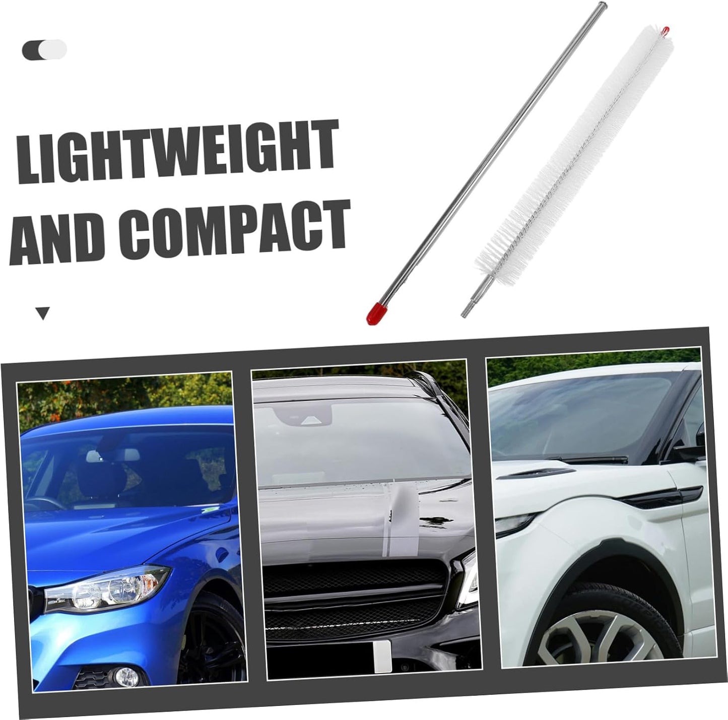 Cabilock Car Radiator Cleaning Brush Efficient Automotive Duster for Radiators Engine Compartments and Hard to Reach Areas Fit for Cars and Trucks Lightweight and Ergonomically Designed