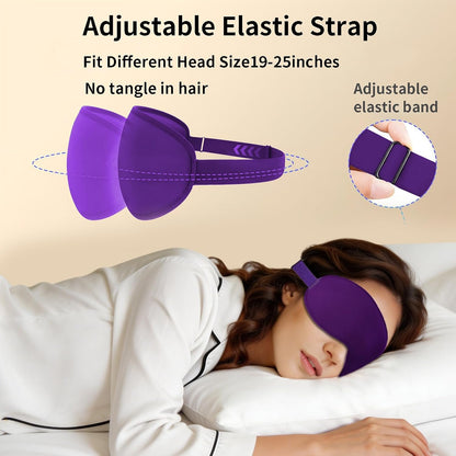 Sleep Mask for Side Sleeper Women Men,Blackout Eye Masks for Sleep