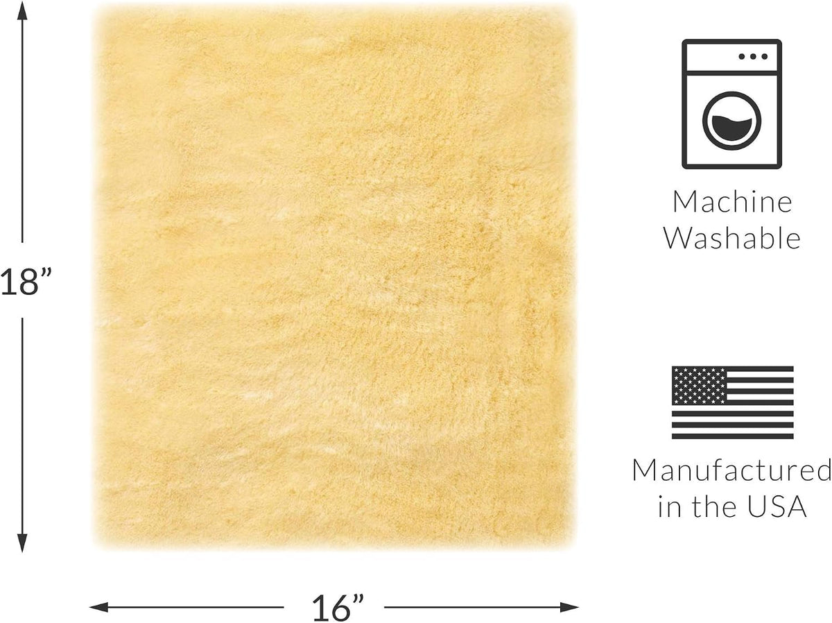 Sheepskin Ranch Wheelchair Armrest Pads – Genuine Sheepskin Armrest Cushions for Wheelchairs & Office Chairs, Pressure Relief Support Pads for Seniors, Adults & Disabled Users - Made in the USA