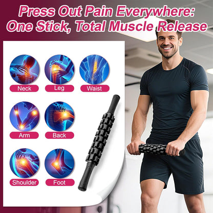 Massage Roller, Muscle Roller Stick, Therapy Roller Stick for Legs, Calf, Thigh, Lipo Roller for Relief Muscles, Deep Tissue Massage Rolling Pin for Trigger Points, Help Sore Muscle Recovery