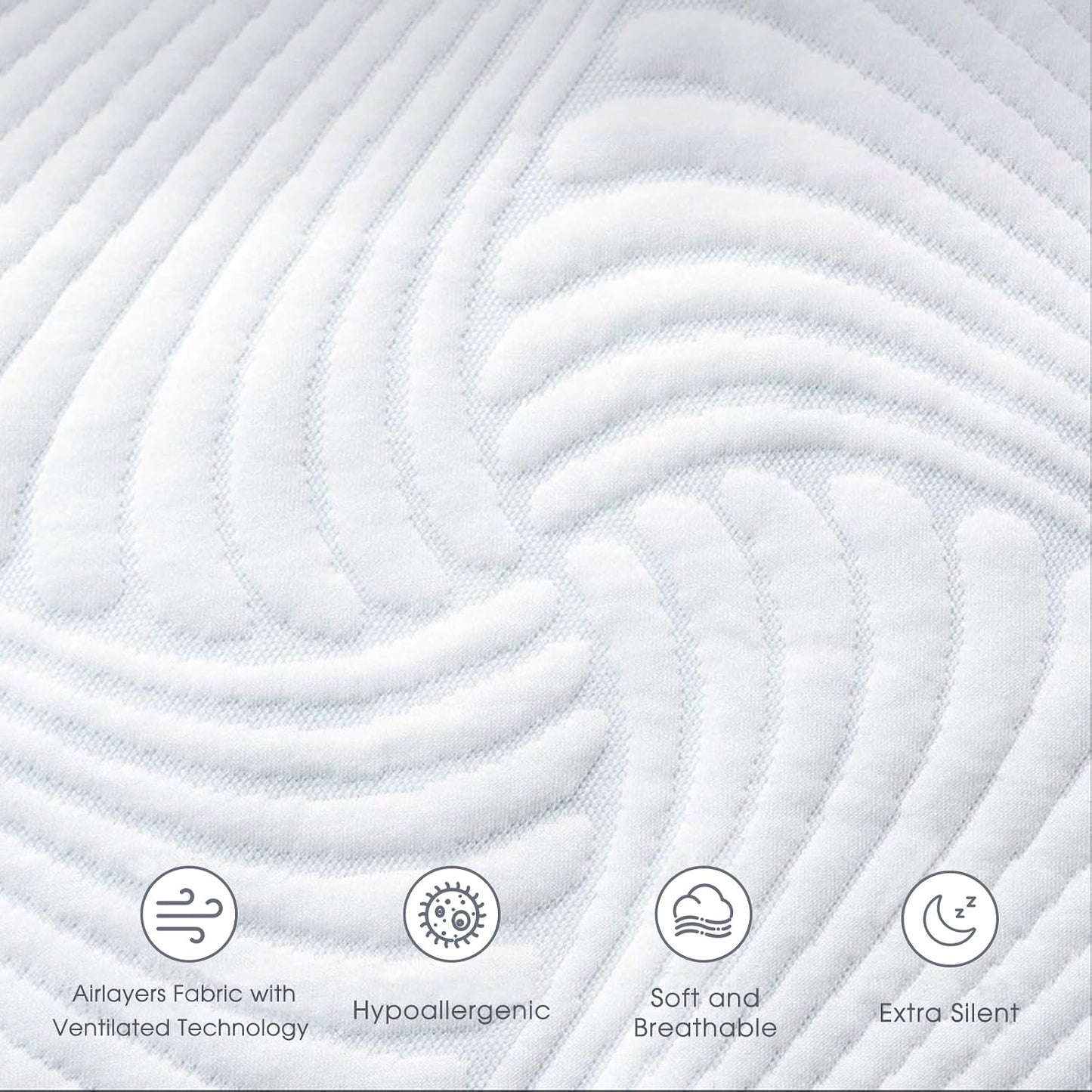 Foot Queen Size Electric Heated Mattress Pad - Foot Warmer for Bed with Memory & Preheat Functions, 12 Heat Settings Single Control for 1-12 Hours Auto Off, Lighted Button