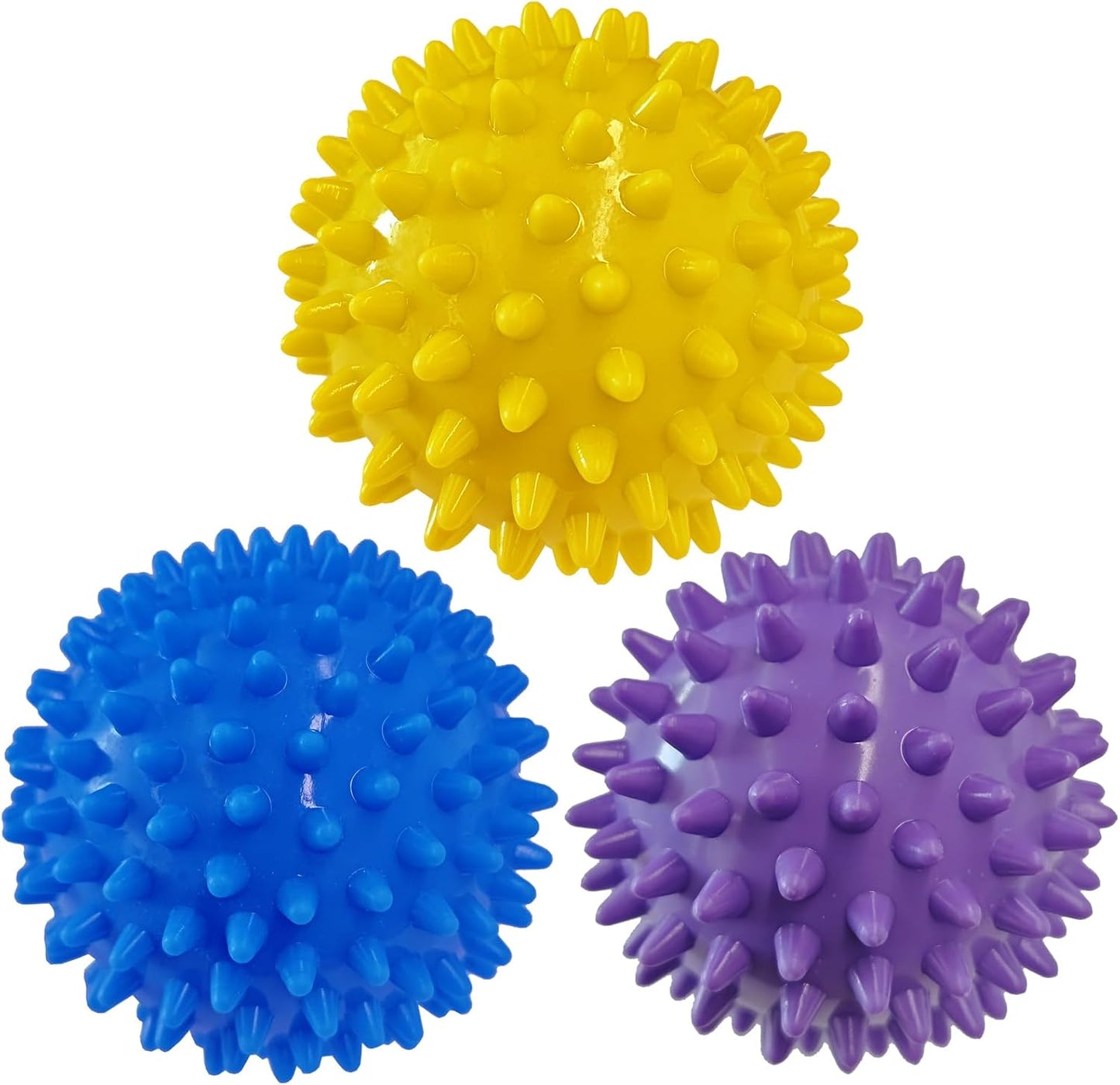 2PCS Firm Massage Lacrosse Balls for Myofascial Release, Muscle Knots, Trigger Point Therapy, Yoga Deep Tissue Massage, Foot Plantar Fasciitis, Muscle Soreness Massager Ball