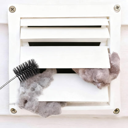 1 Pack Dryer Vent Cleaner Kit - Long Flexible Lint Brush for Dryer Vents, Refrigerator Coils, and Radiators - Household Cleaning Supplies (1, Long Brush)