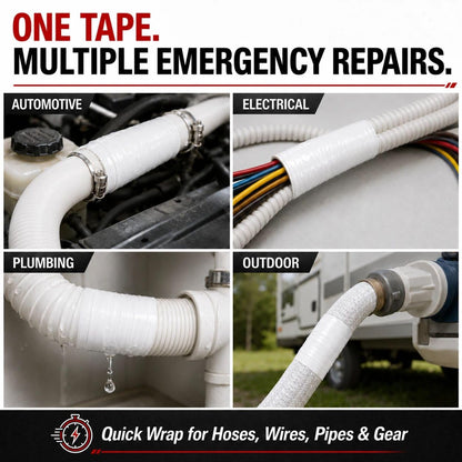 Self-Fusing Silicone Sealing Tape, Waterproof Repair Tape for Hose, Pipe, Electrical Cable, High Strength Leak Fix Wrap, Weatherproof Emergency Insulation Tape (1" x 5' x 20mil)