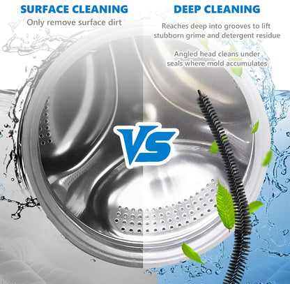 Full-Bristle Dryer Vent Cleaner Brush, Dryer Lint Brush and Lint Removal Tool for Trap and Duct, 27.95 Inches, Flexible for Deep Cleaning to Remove Pet Hair & Lint and Improve Efficiency