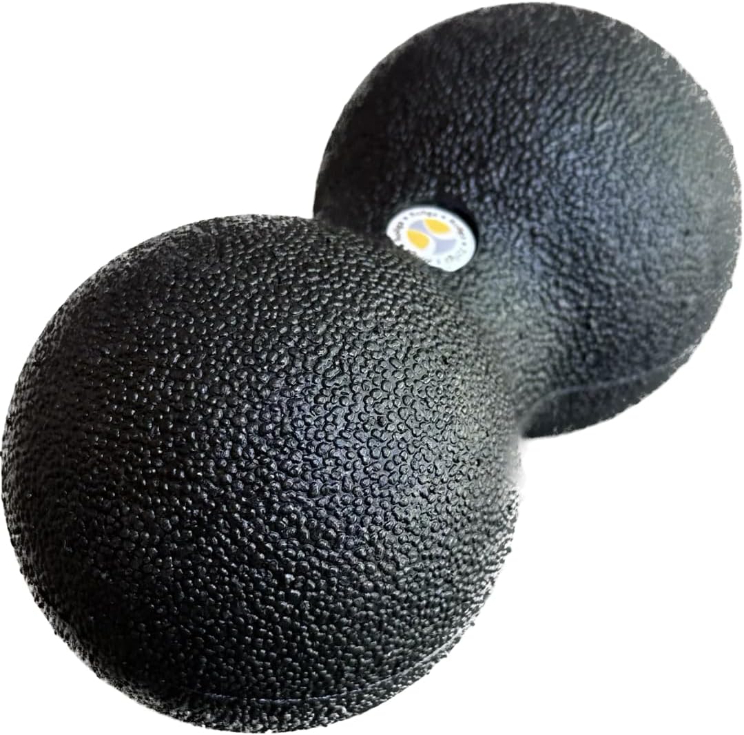 Peanut - The Better Peanut Ball Roller for Deep Tissue Massage, Mobility, Physical Therapy, Double Lacrosse Ball Massage, Back Pain, Myofascial Release, Muscle Knots, Suboccipital, & Acupoint