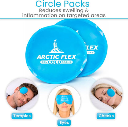 Artic Flex Heated & Cooling Eye Mask for Sleeping - Reusable Gel Ice Pack