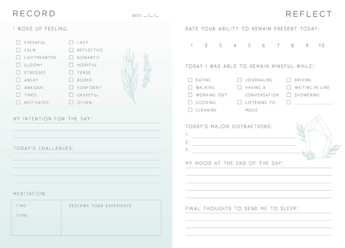 Mindfulness: A Day and Night Reflection Journal (Inner World)