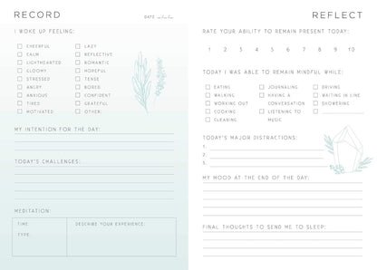 Mindfulness: A Day and Night Reflection Journal (Inner World)