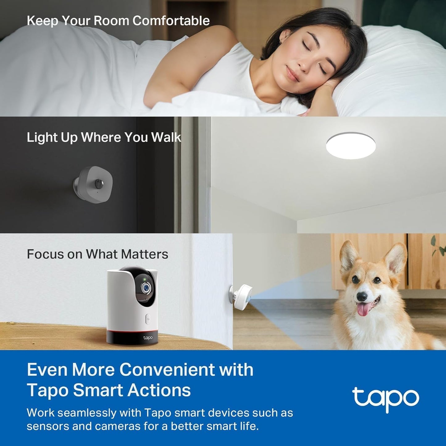 Tapo Smart Water Leak Detector, Requires Tapo Hub, T300 | Water Leak Sensor Wi-Fi with Rapid Dripping Detection, 90dB Adjustable Alarm, App Alerts, Works with Alexa and Google Home