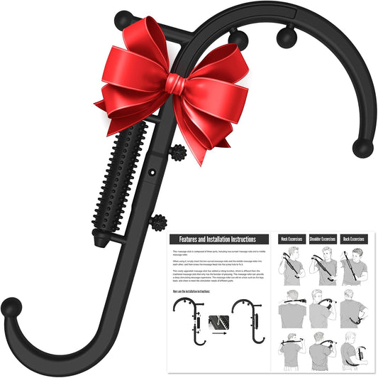 Trigger Point Massage Tool, Back Massager Stick with Massage Roller