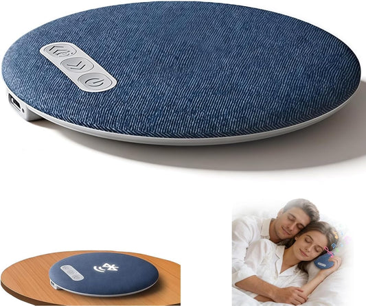 Pillow Speaker for Sleeping, 2026 Mini Bluetooth Pillow Speakers, Ultra-Thin Under Pillow Speaker with White Noise Machine Timer, Wireless Sleep Aid for Stereo Bass, Sleep Music
