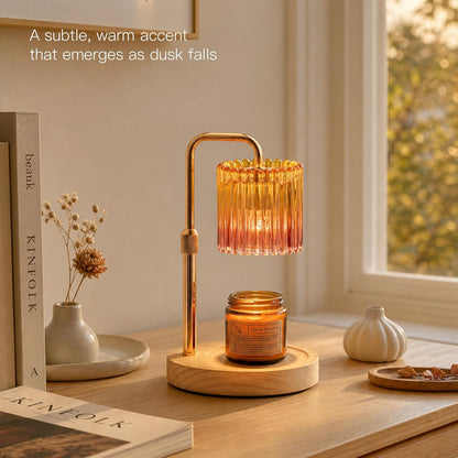 Candeldo Candle Warmer Lamp with Timer: Black Wax Melt Warmer