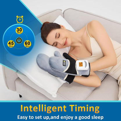 Feet Warmers, 5000mAh Rechargeable Foot &Ankle Heating Pad for Circulation