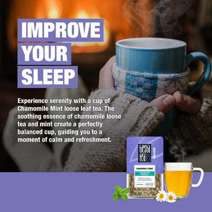 Tiesta Tea - Lavender Chamomile Herbal Tea, Loose Leaf, Calming Blend with Chamomile, Lavender, and Lemongrass, Caffeine-Free Herbal, Great for Hot or Iced, Resealable Pouch, 25 Cups, 0.9 Ounce