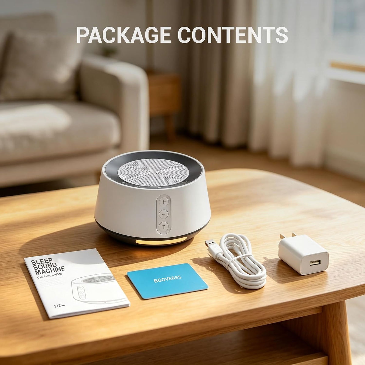White Noise Sound Machine with 20 Soothing Sounds, 10 Colors Night Light Sleep Machines Home Office Travel, 5 Timers and Memory Feature Sound Machine for Nursery Baby Kids Adults (White)