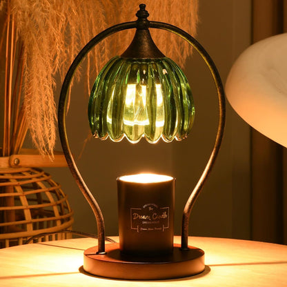 GOODBUY Candle Warmer Lamp with Timer Dimmable: Electric Candle Warmer Birthday Gifts for Women Mom - Candle Lamp Warmer House Warming Gifts New Home Decor - Wax Warmer for Jar Candles with 2 Bulbs