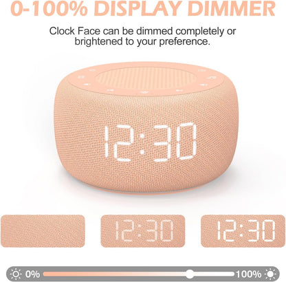 Buffbee Pro 2nd Gen| Sound Machine, Alarm Clock with Bluetooth Speaker