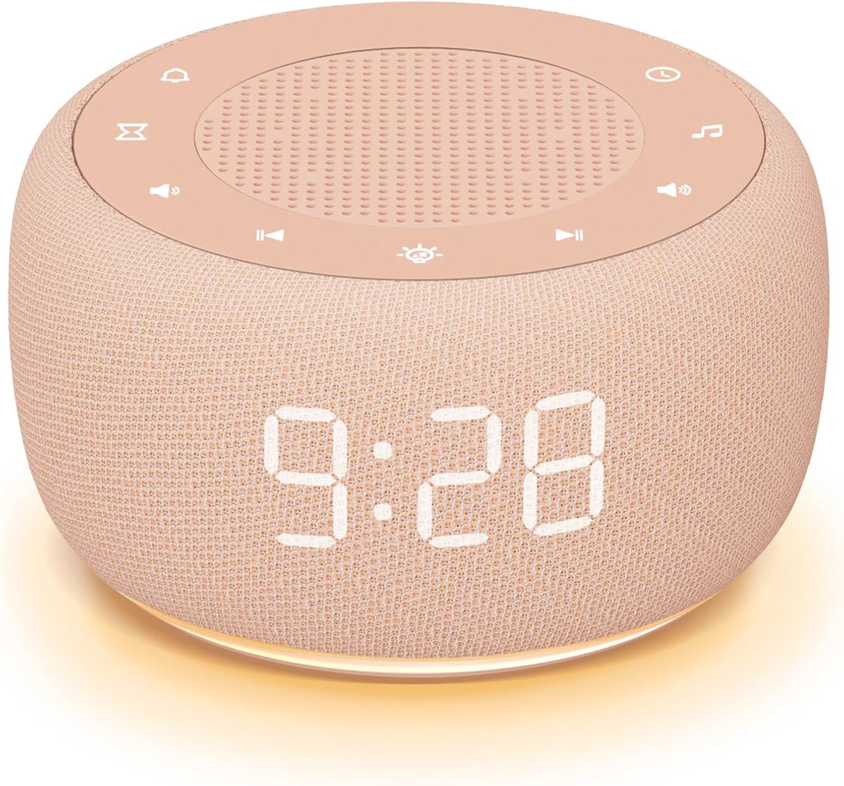 Buffbee Pro 2nd Gen| Sound Machine, Alarm Clock with Bluetooth Speaker
