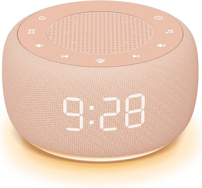 Buffbee Pro 2nd Gen| Sound Machine, Alarm Clock with Bluetooth Speaker