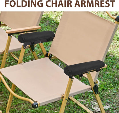 Foldable Chairs Arm Rest Pad Recliner Replacement Cushion Adjustable Soft Armrest Covers for Office Outdoor Use Support for Pregnant Women Elderly Children 13.38X12.99X1.96In