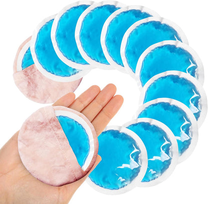 Gel Soft Flexible Ice Packs for Injuries, Reusable Cold Pack, Hot Cold Compress for Joint&Muscle Pain, Surgery Recovery, Inflammation, Swelling, Face, Head, Wrist, Ankle&Foot Injury, -5.1"x6.3"