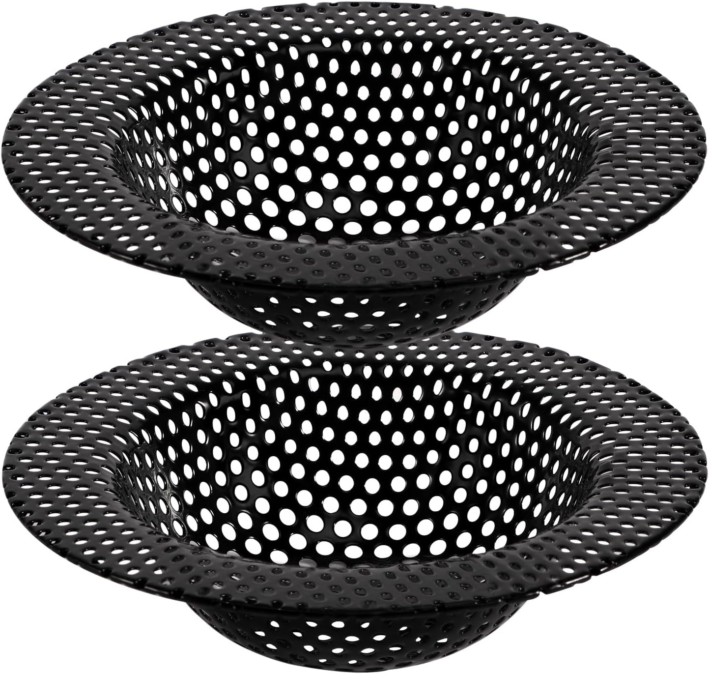 2 pcs Heavy Duty Stainless Steel Slop Basket Filter Trap, 2.75" Top / 1" Mesh Metal Sink Strainer,Perfect for Kitchen Sink/Bathroom Bathtub RV Wash Basin Floor Drain Balcony Drain Hole