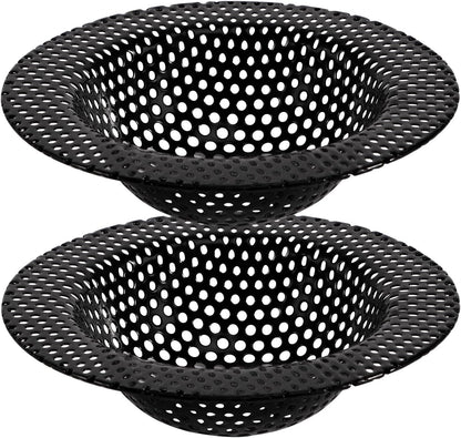 2 pcs Heavy Duty Stainless Steel Slop Basket Filter Trap, 2.75" Top / 1" Mesh Metal Sink Strainer,Perfect for Kitchen Sink/Bathroom Bathtub RV Wash Basin Floor Drain Balcony Drain Hole