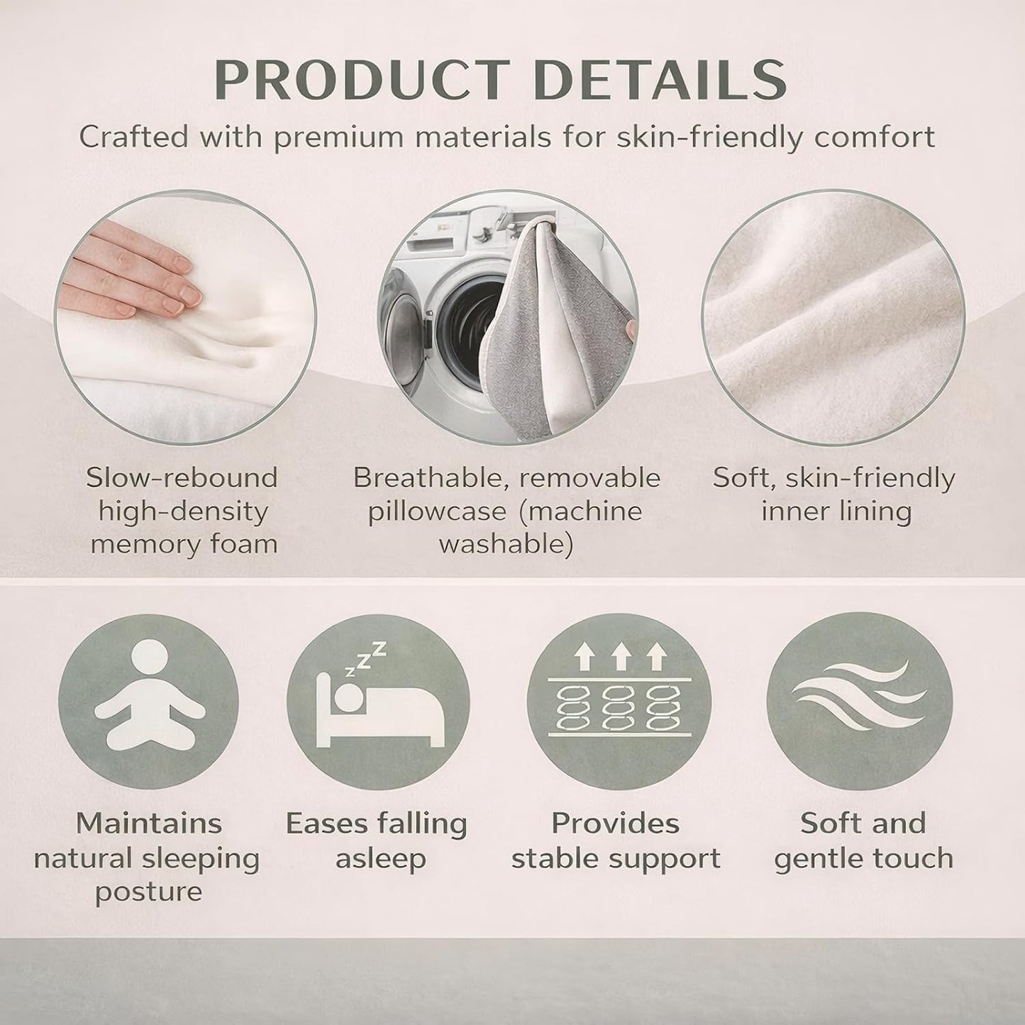 2026 Upgraded Leg Pillow for Side Sleeping with Strap, Knee Pillow Between Legs for Nighttime Sleep, Sciatica Support for Lower Back, Knees, Joints & Spine, Post-Surgery Alignment Pillow