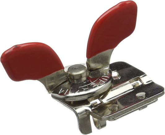 Nogent Super Kim Safety Can Opener, Made in France, Leaves No Sharp Edges, Red